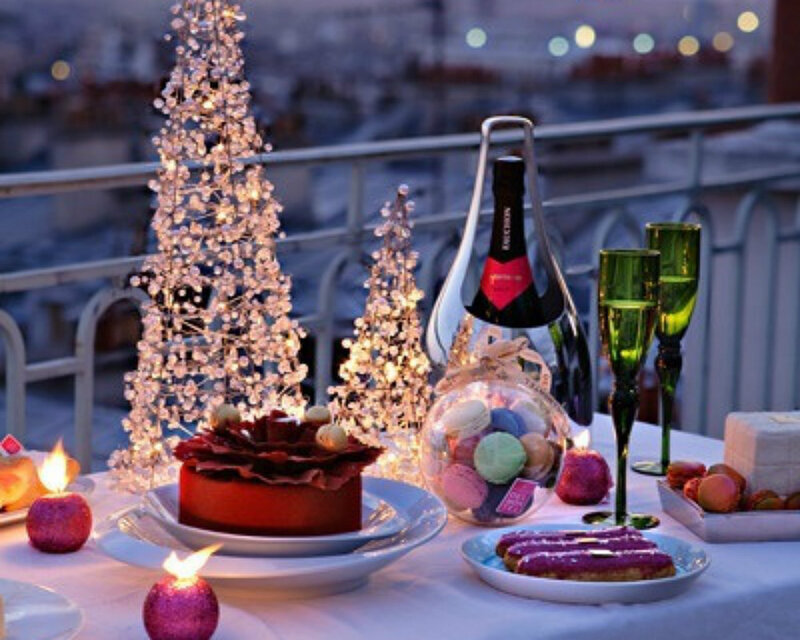 Dessert Table on Balcony