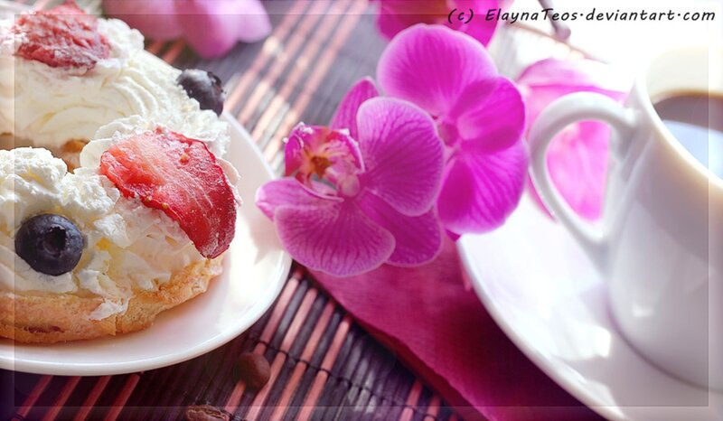 Dessert with Coffee