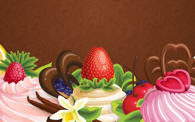 Dessert with Strawberries