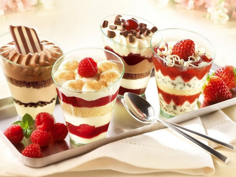Desserts in Glasses