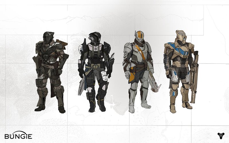 Destiny armor concept art