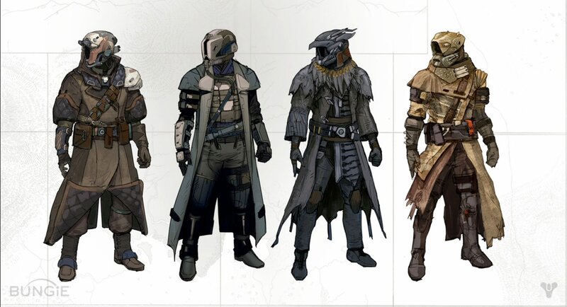 Destiny armor concept art