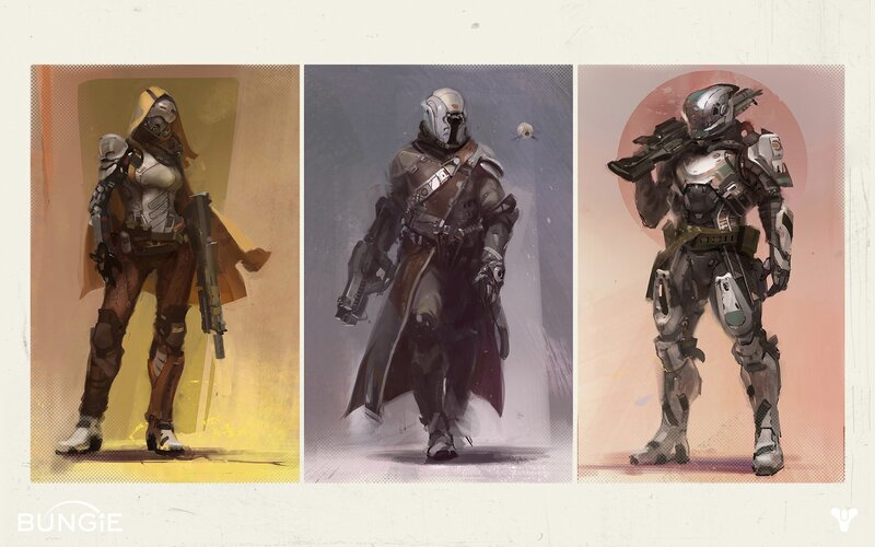Destiny character concept art