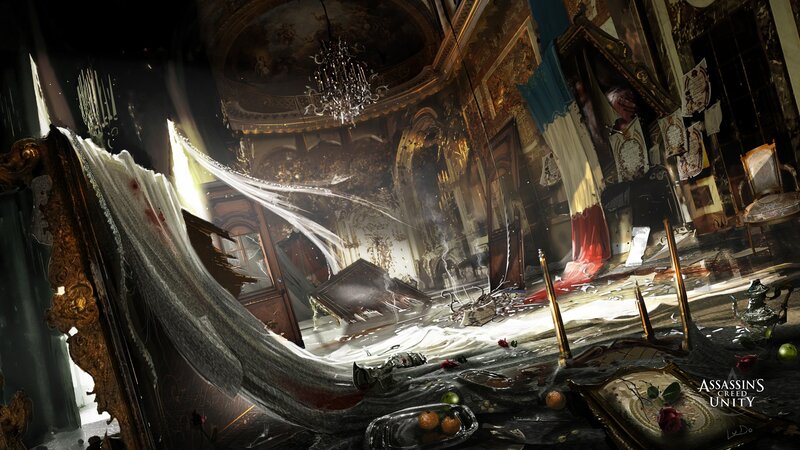 Destroyed Ballroom Interior