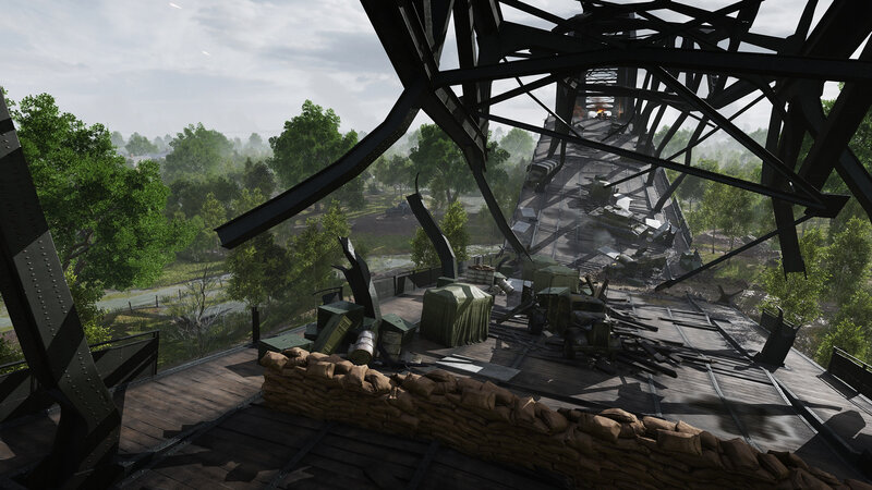 Destroyed Bridge Structure