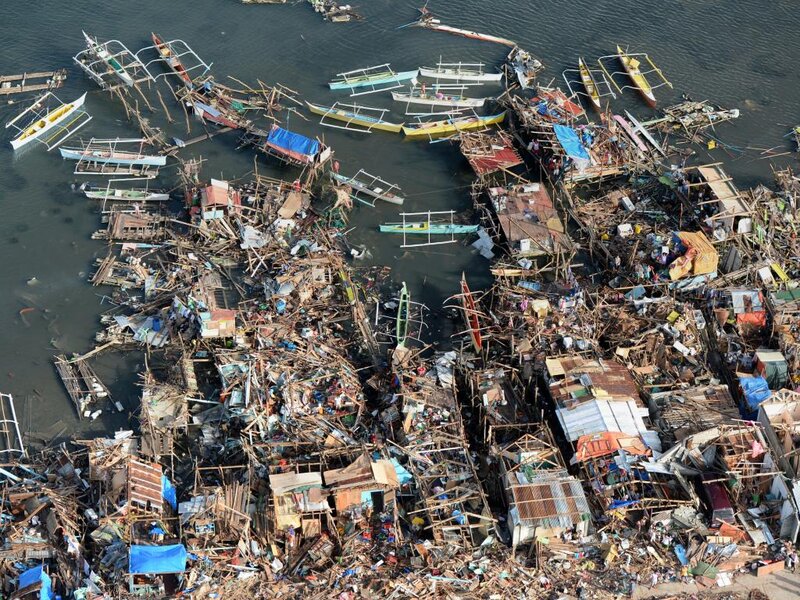 Destroyed Coastal Settlement