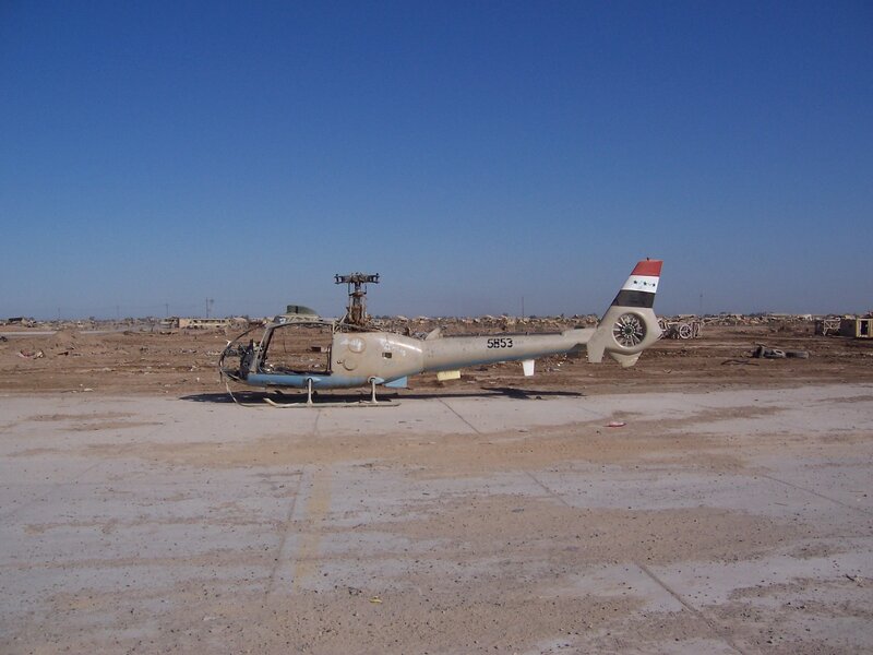 Destroyed Helicopter
