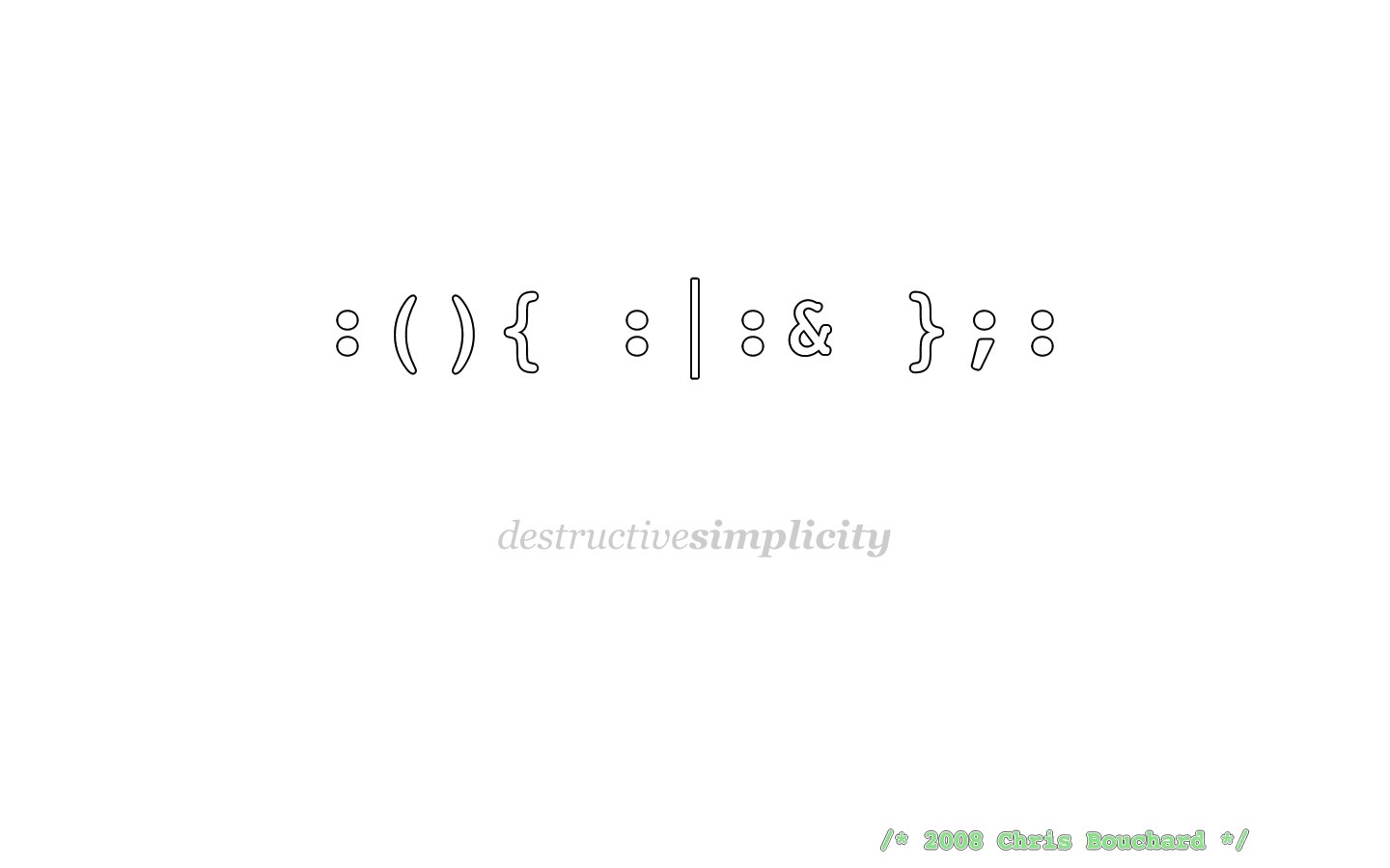 Destructive Simplicity logo