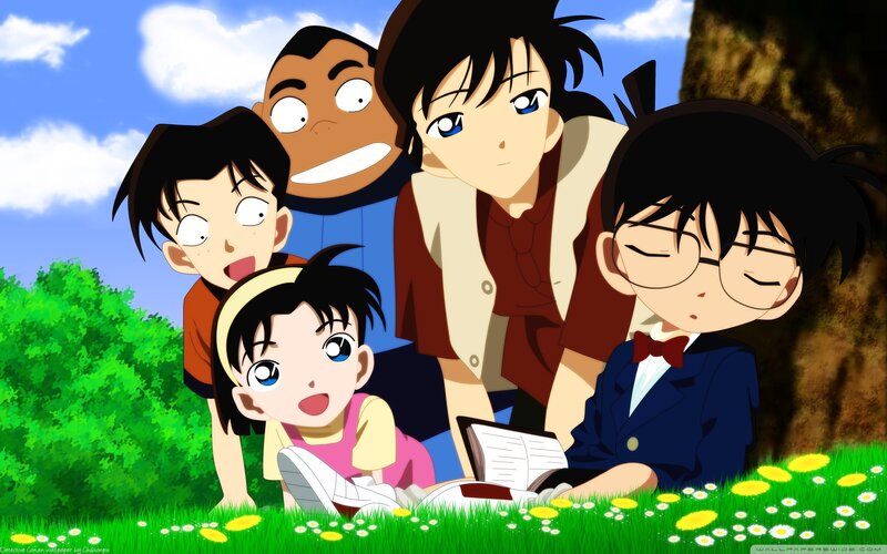 Detective Conan group scene