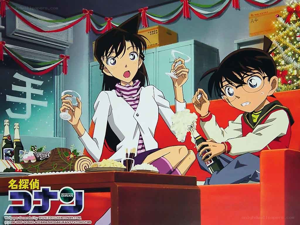 Detective Conan holiday scene