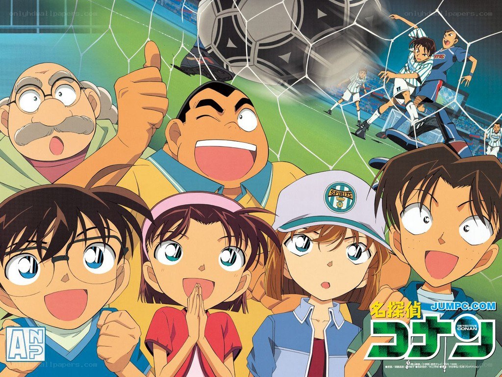 Detective Conan soccer scene