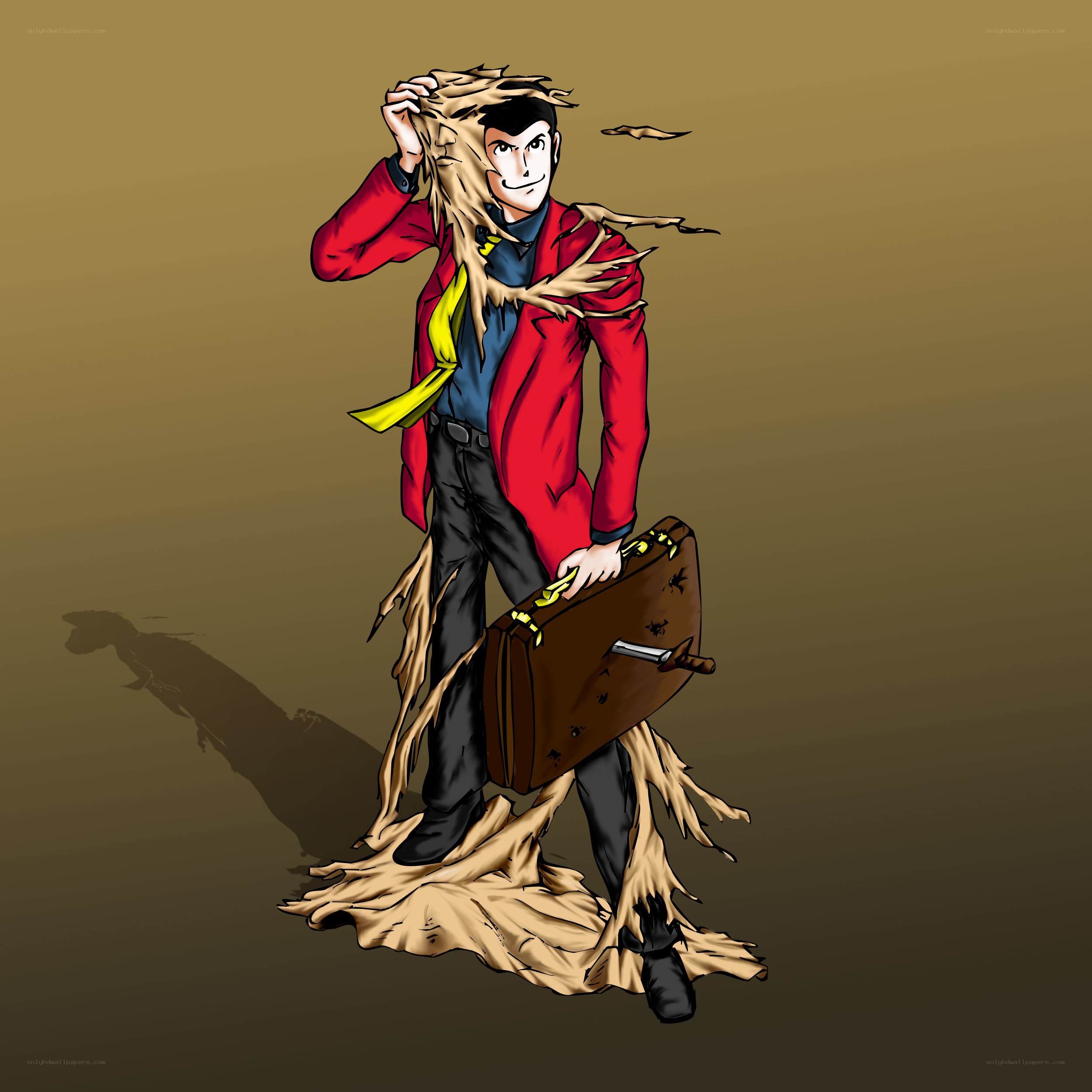 Detective in a red coat