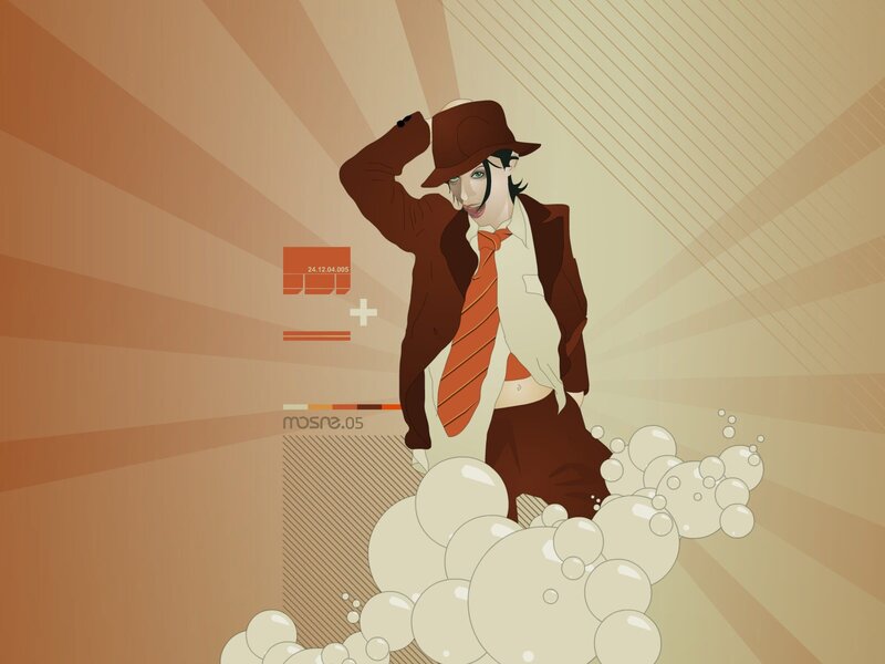 detective in bubbles