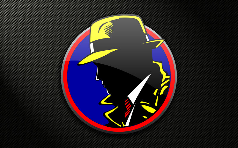 detective silhouette logo
