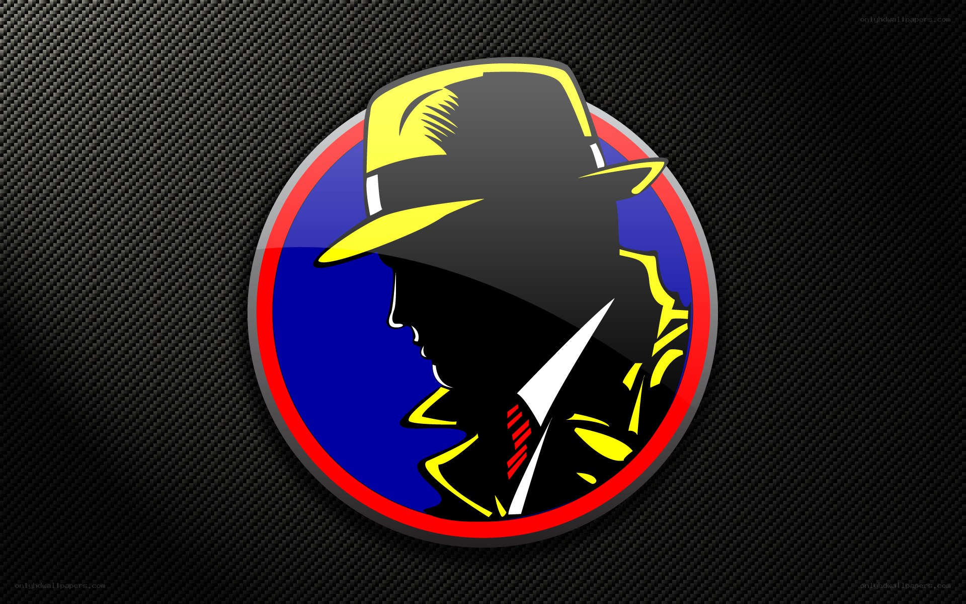 detective silhouette logo