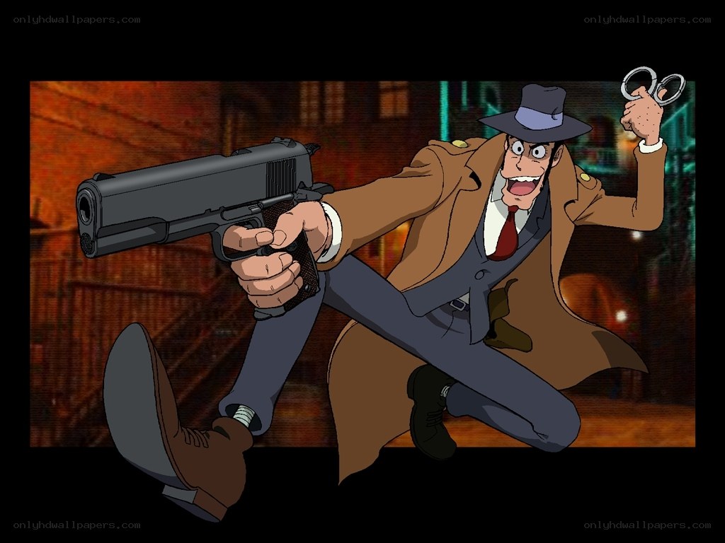 Detective with gun and handcuffs