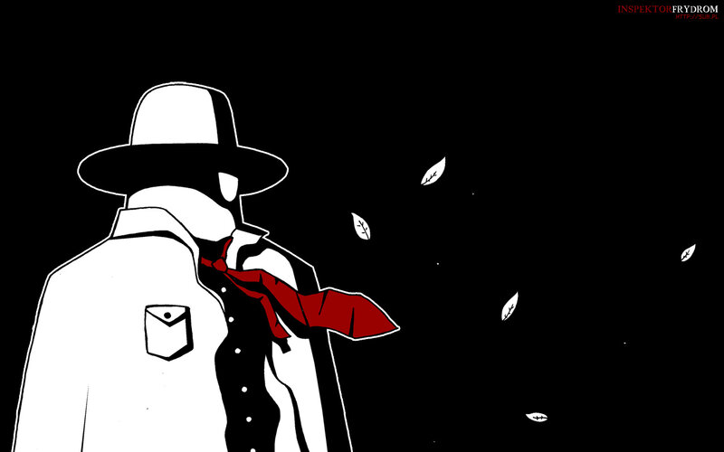 detective with red scarf