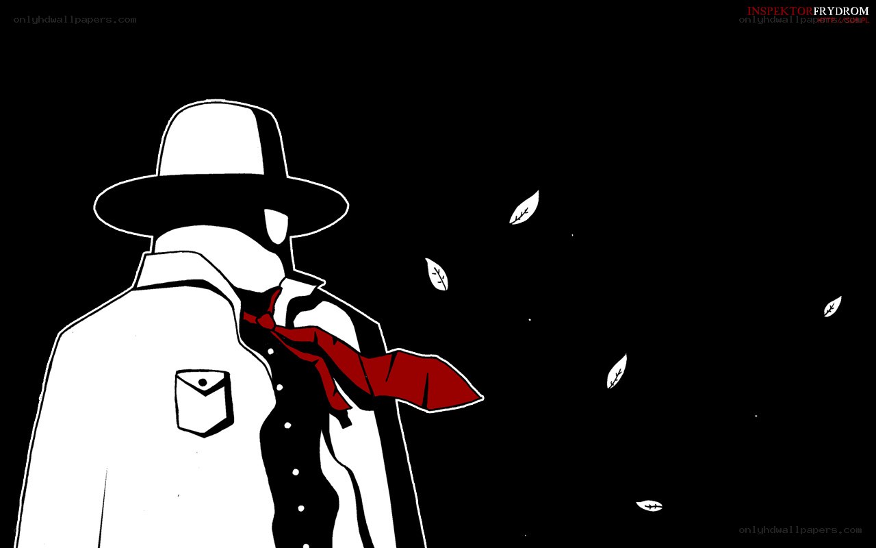 detective with red scarf