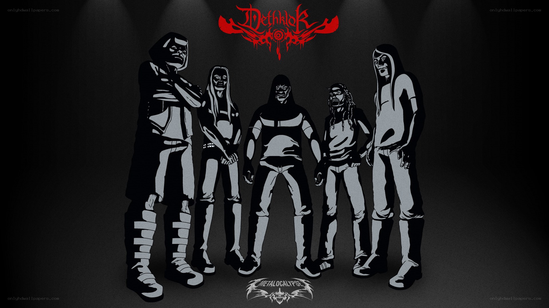 Dethklok band illustration