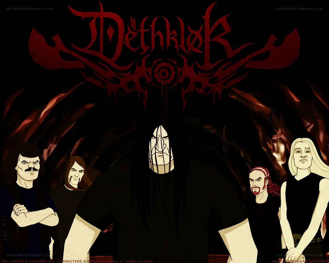 Dethklok band illustration