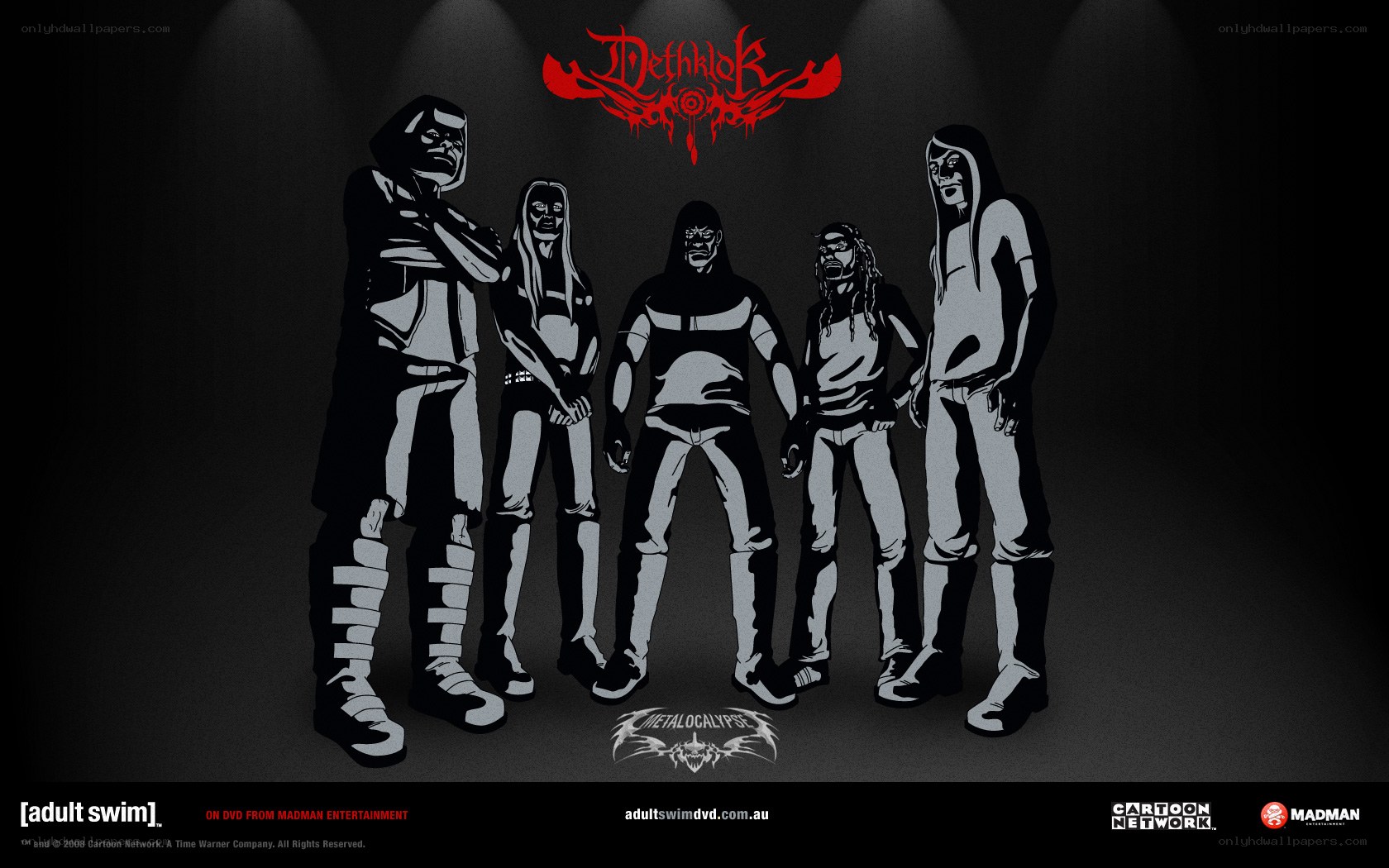 Dethklok band illustration