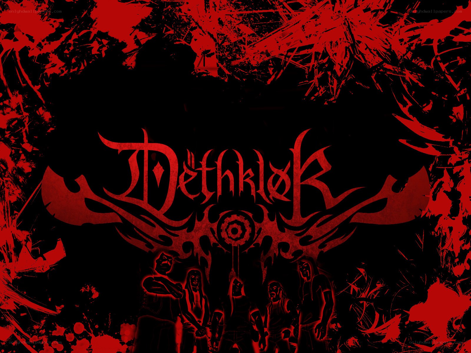 Dethklok band logo art