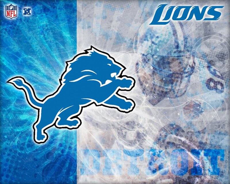 Detroit Lions Logo — Blue, Dynamic