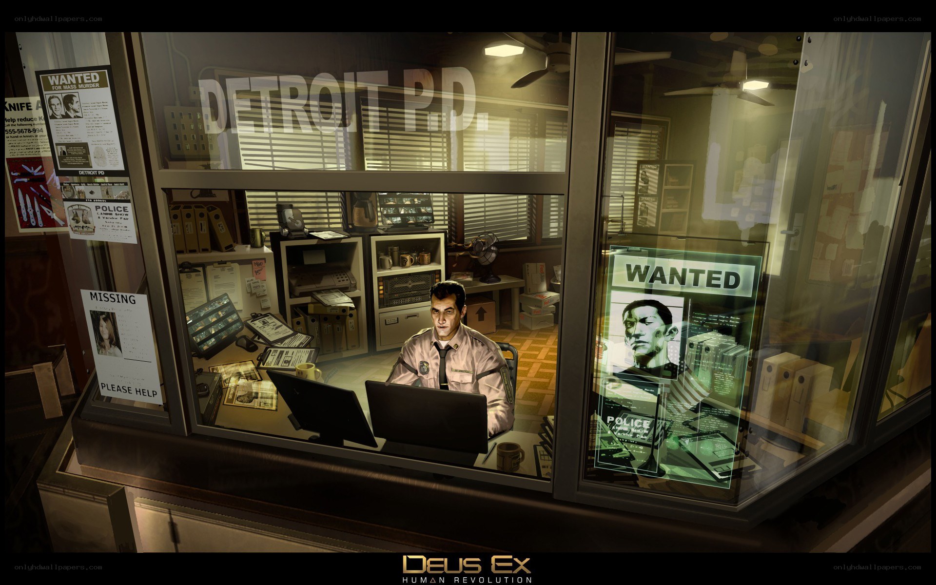 Detroit P.D. office scene