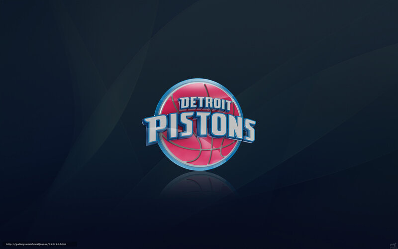 Detroit Pistons logo wallpaper