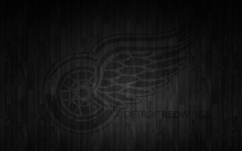 Detroit Red Wings Logo — Black