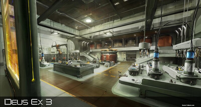 Deus Ex 3 lab interior