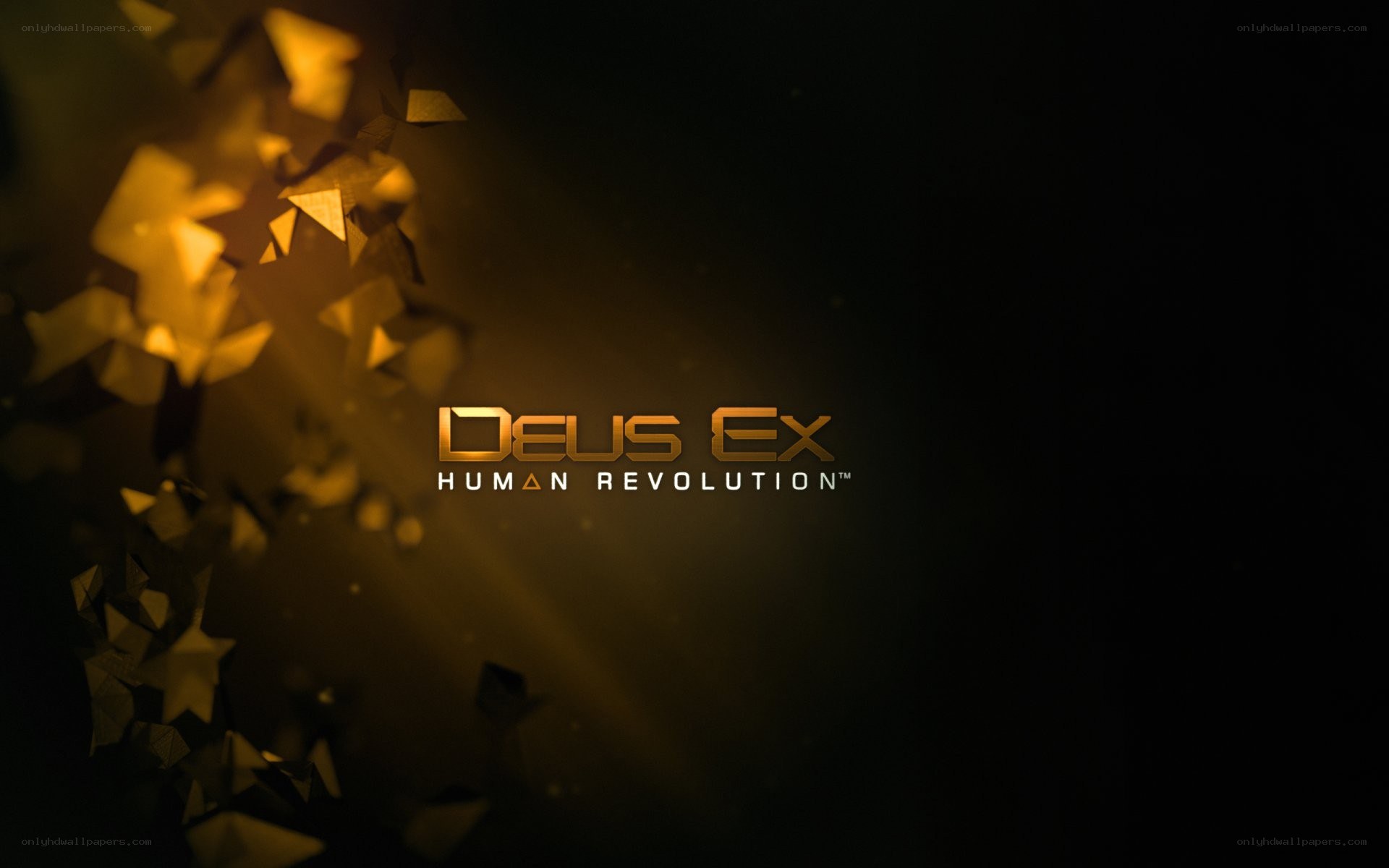 Deus Ex: Human Revolution title screen
