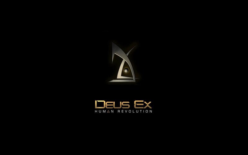 Deus Ex Logo — Black