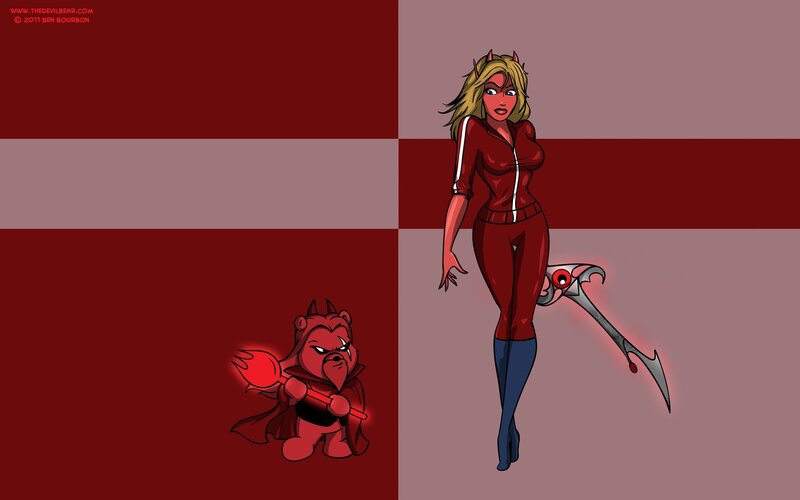 Devil Bear Characters Art