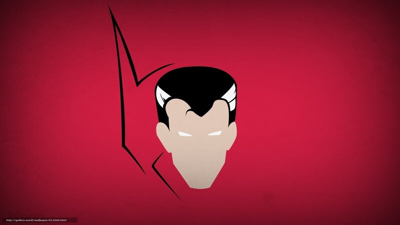 Devil character head art
