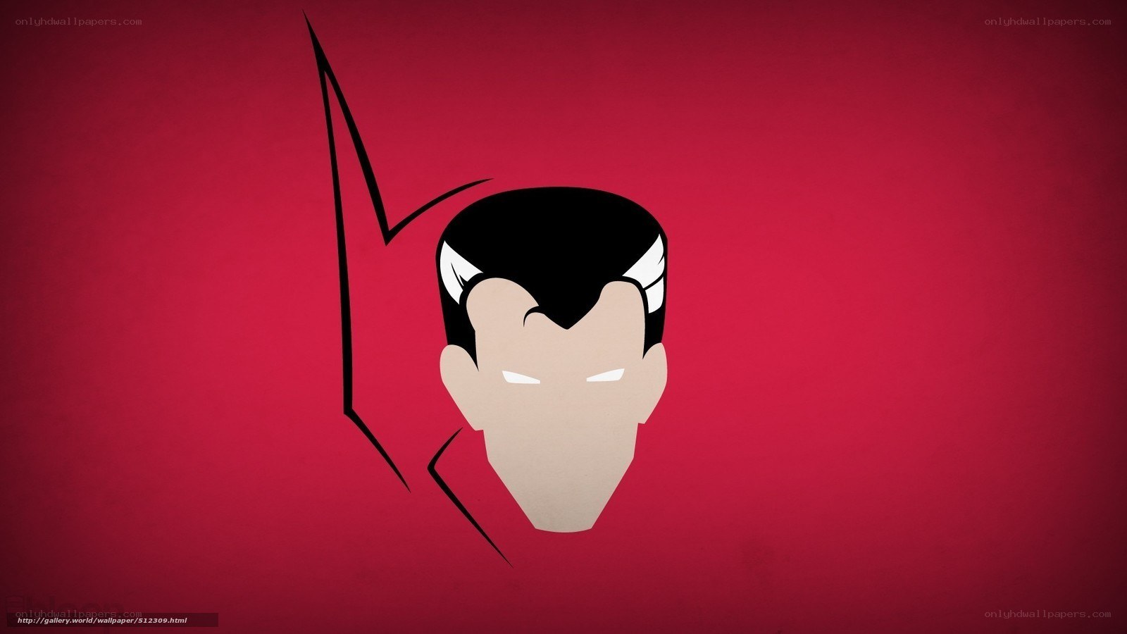 Devil character head art