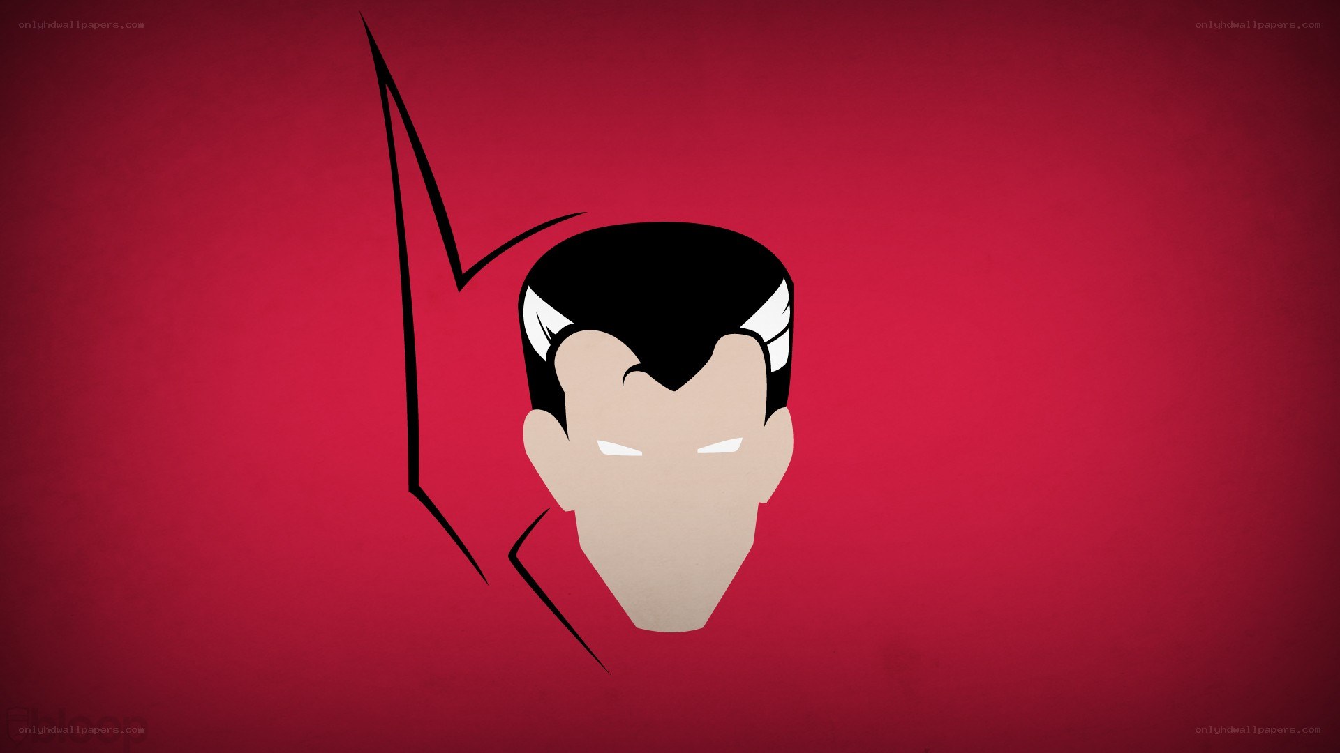 Devil character head illustration