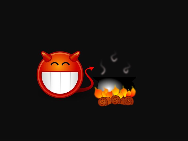 Devil Emoji Cooking
