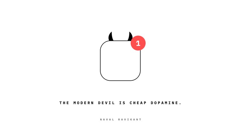 Devil Icon with Notification