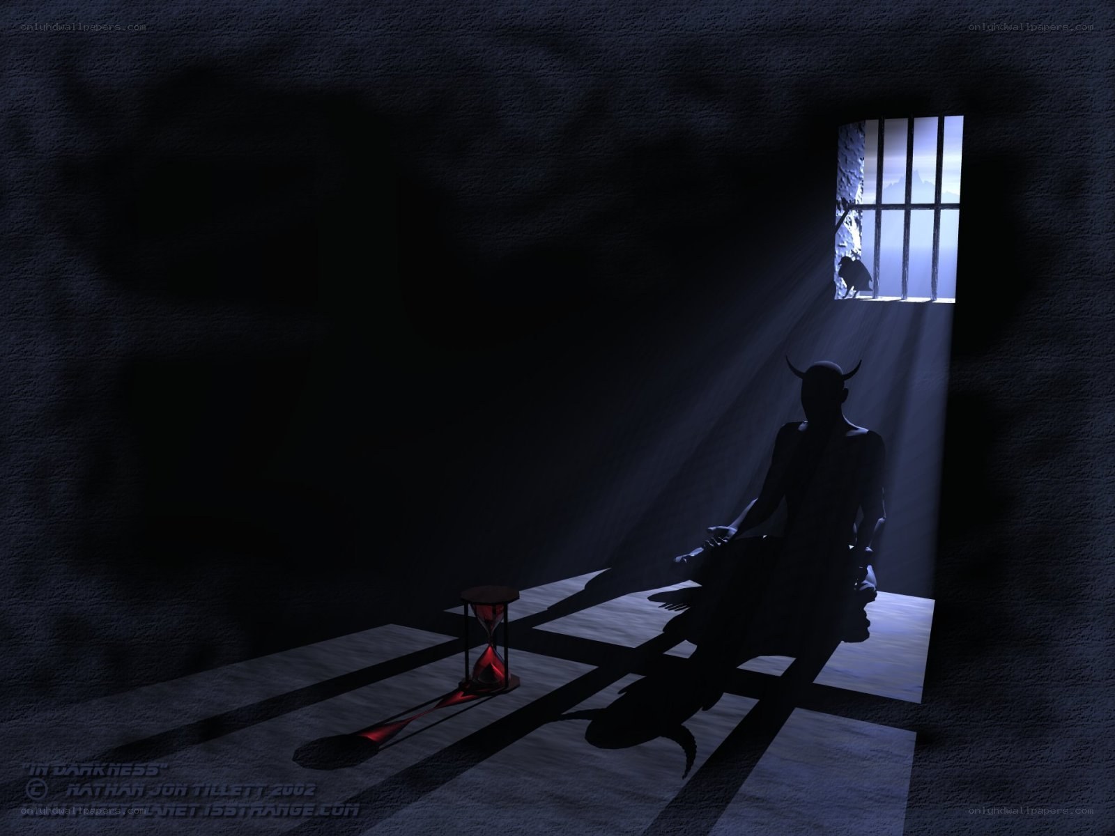 Devil in a dark cell