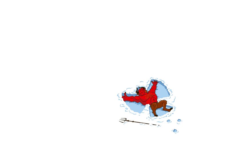 Devil in the snow
