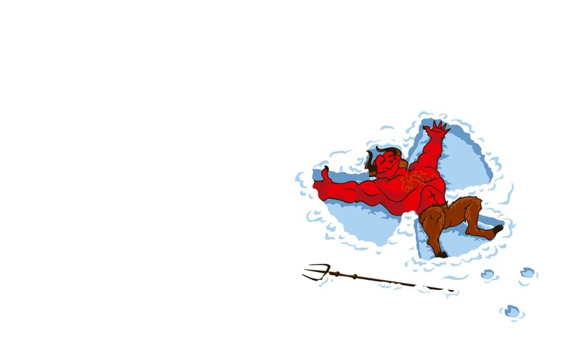 Devil in the snow