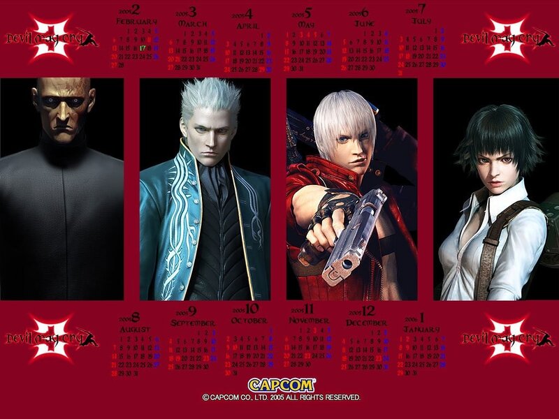 Devil May Cry 3 calendar