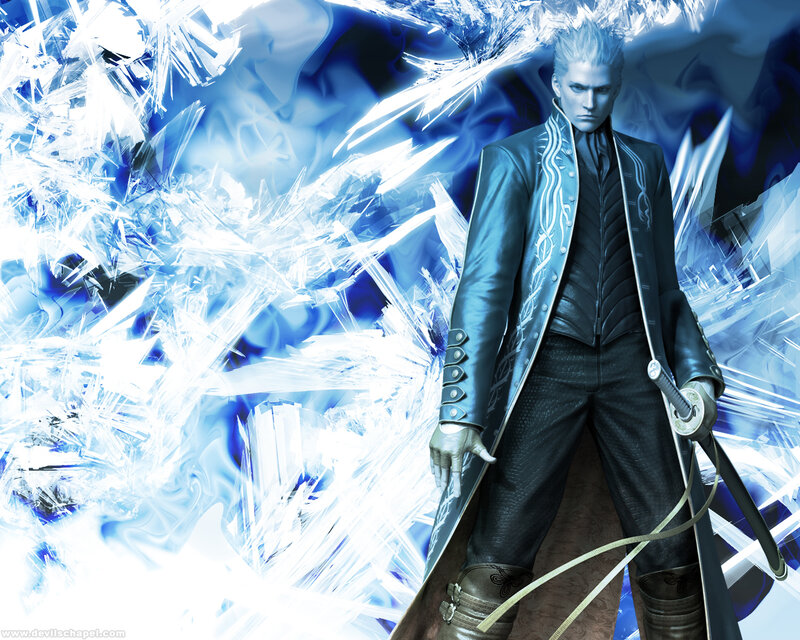 Devil May Cry character in ice