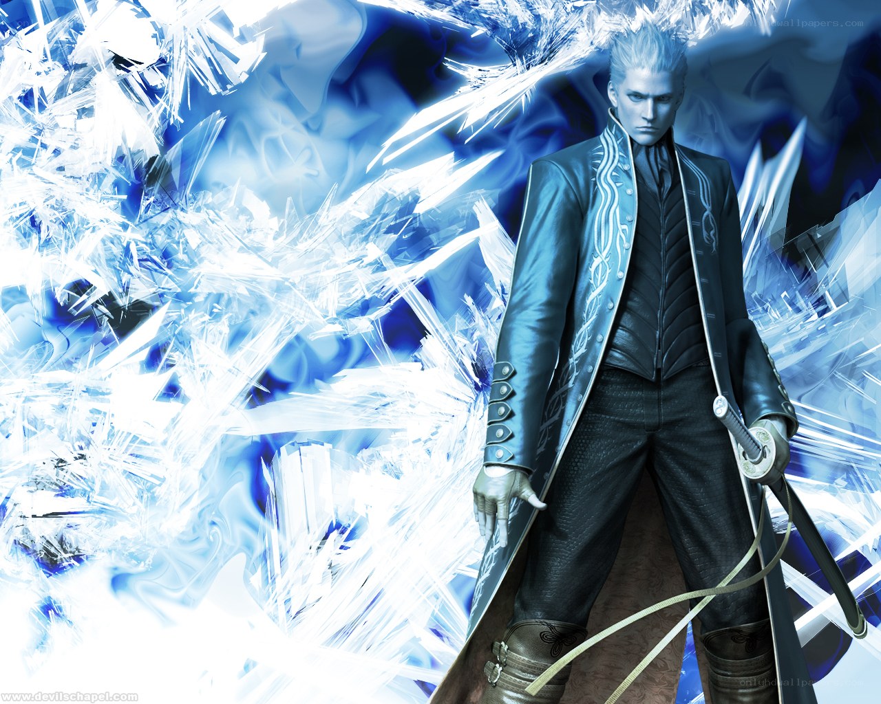 Devil May Cry character in ice