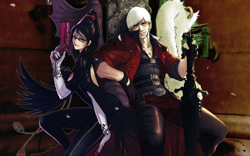 Devil May Cry characters in action