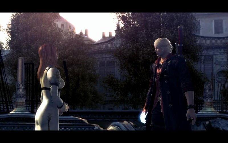 Devil May Cry characters in conversation