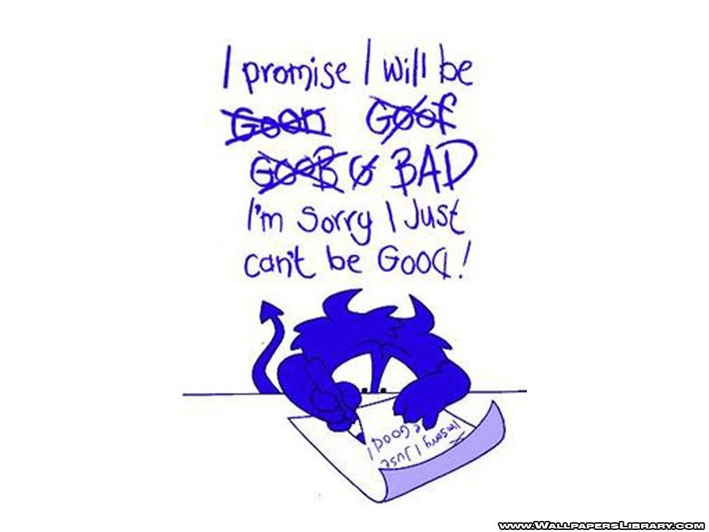Devil's apology note