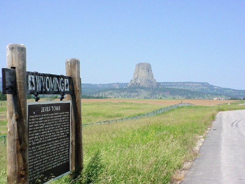 Devils Tower in Wyoming