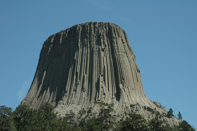 Devils Tower rock formation